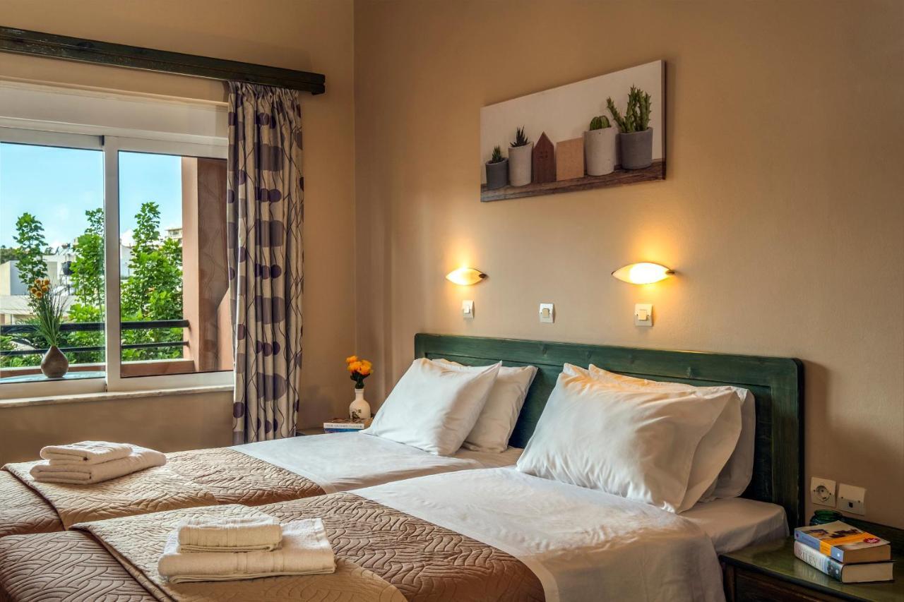 Theos Village Apartments Kato Daratso Dış mekan fotoğraf