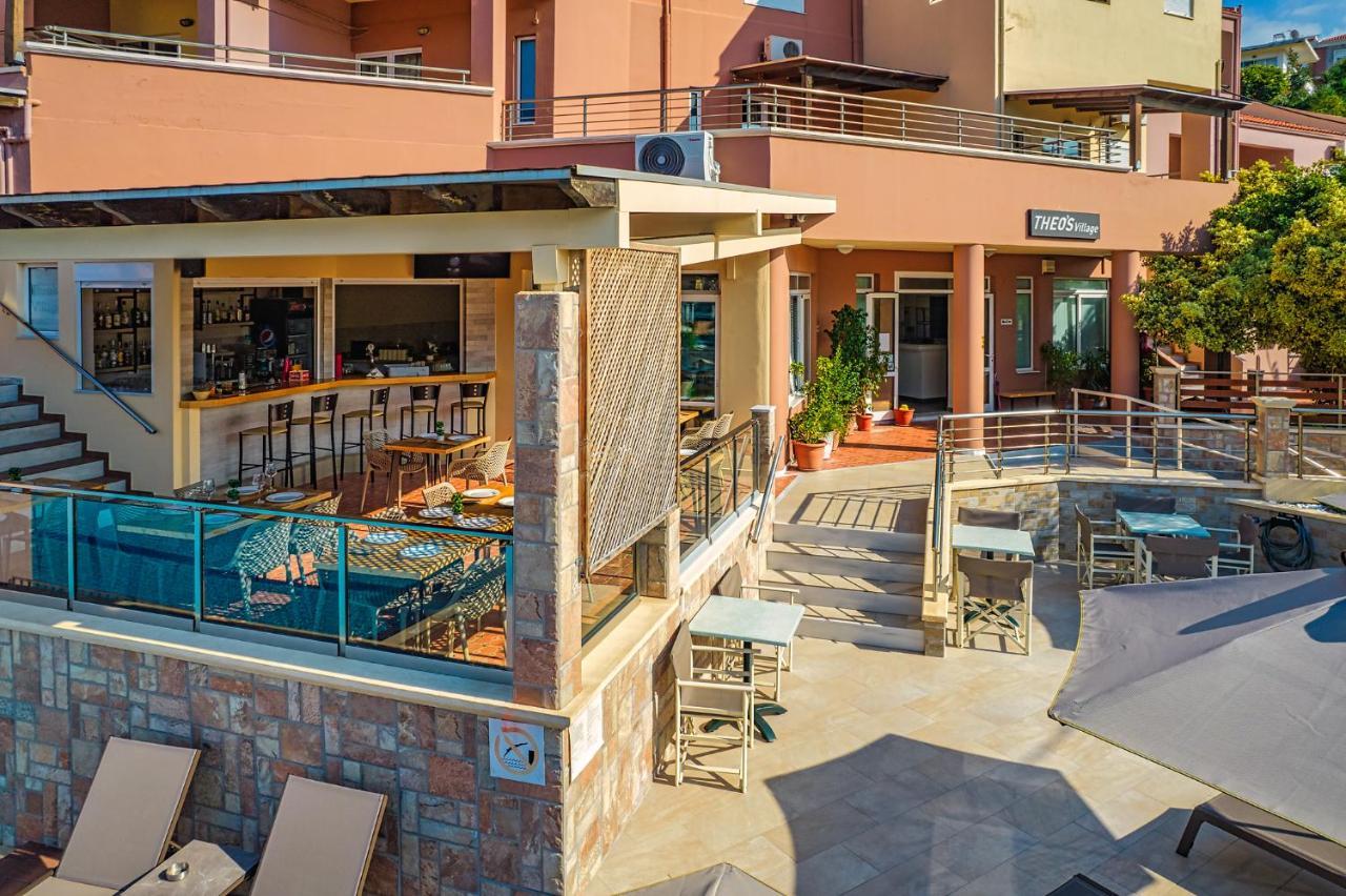 Theos Village Apartments Kato Daratso Dış mekan fotoğraf