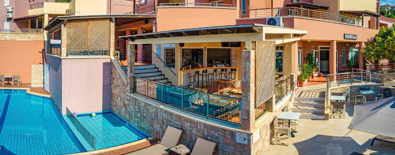 Theos Village Apartments Kato Daratso Dış mekan fotoğraf