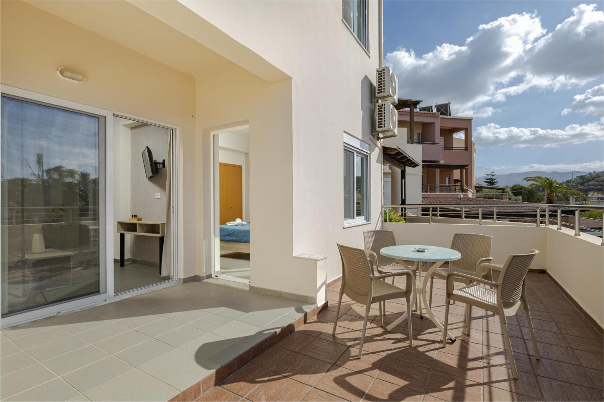 Theos Village Apartments Kato Daratso Dış mekan fotoğraf